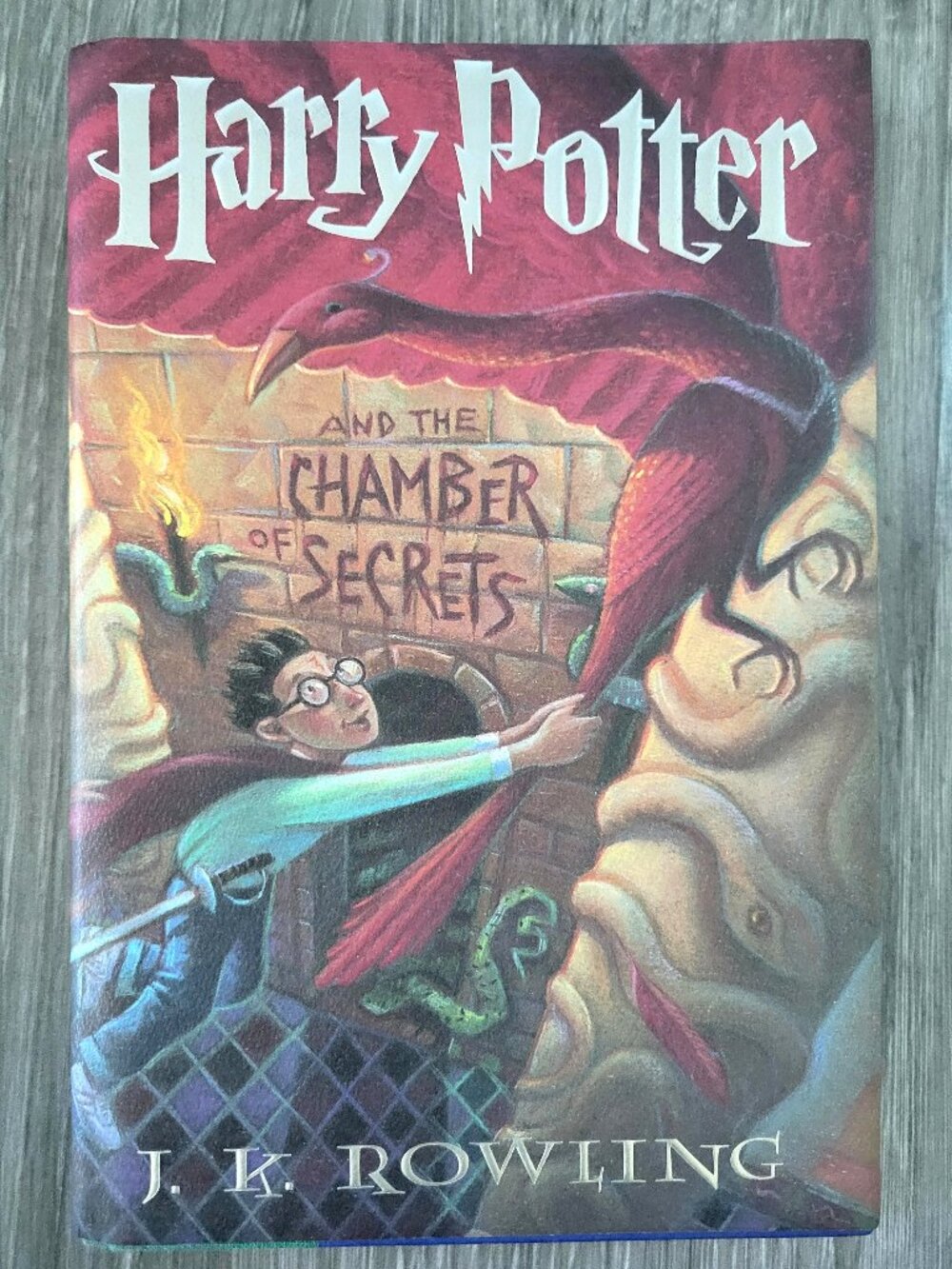 HARRY POTTER AND THE CHAMBER OF SECRETS FIRST AMERICAN EDITION FIRST PRINT 1999